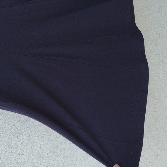 Charter Club Black Stretchy Midi Godets Skirt M - Picture 3 of 5
